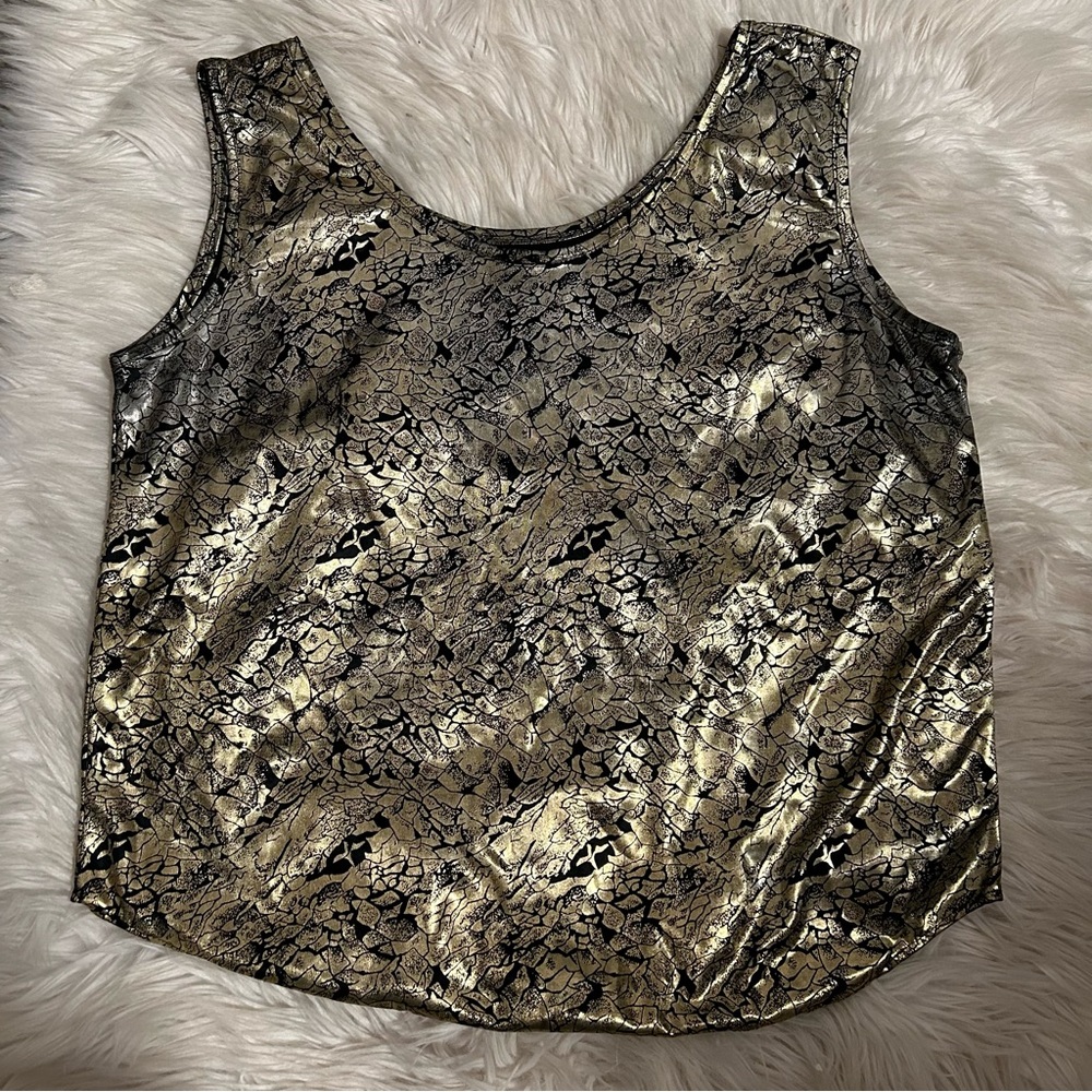 Vintage Gold Top by Marnie West